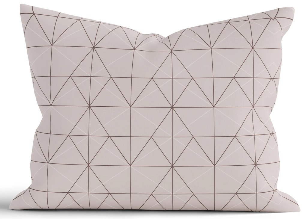 Bavlnená obliečka na vankúš Renforcé 70 × 90 cm - Sebastian béžový