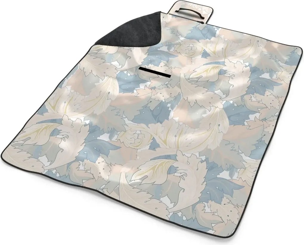 Sablio Plážová deka Lístie: 200x140 cm