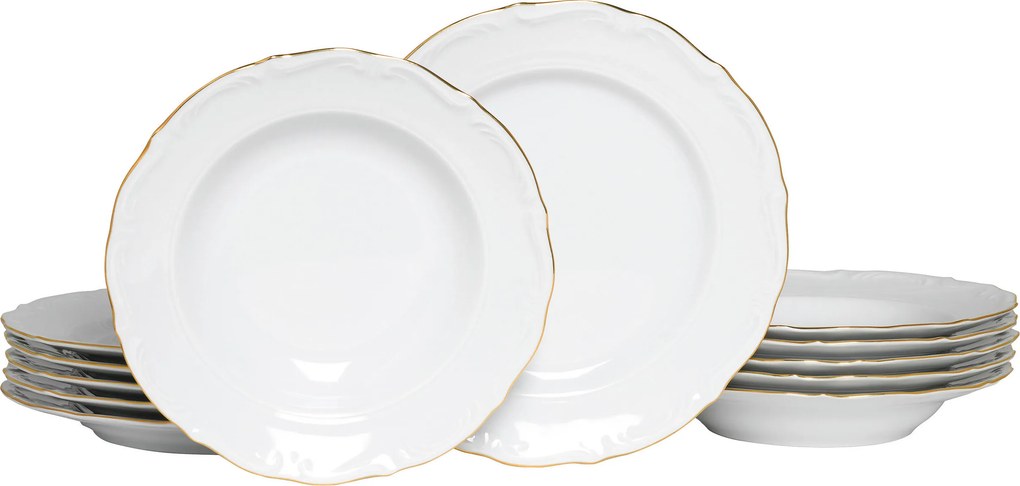 XXXLutz JEDÁLENSKÝ SERVIS Maria Theresia Gold 12-dielne Creatable - Online Only bytové doplnky - 007768059103