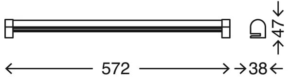 Briloner 2243-118-LED Stmievateľné kúpeľňové osvetlenie zrkadla LED/10W/230V IP44