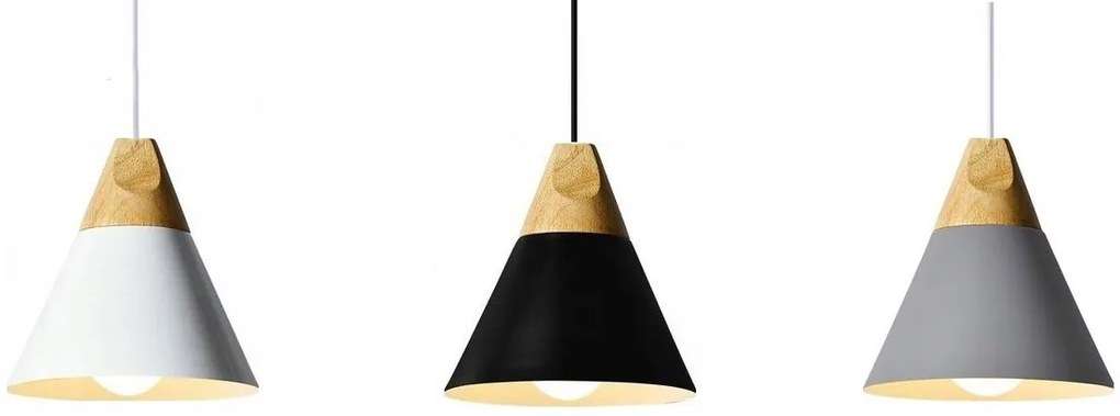 Dekorstudio Retro stropná lampa Loft Scandi C sivá