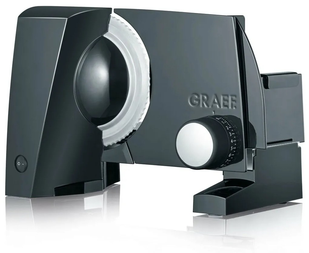 GRAEF SKS 10022 elektrický krájač s 2 kotúčmi, čierna