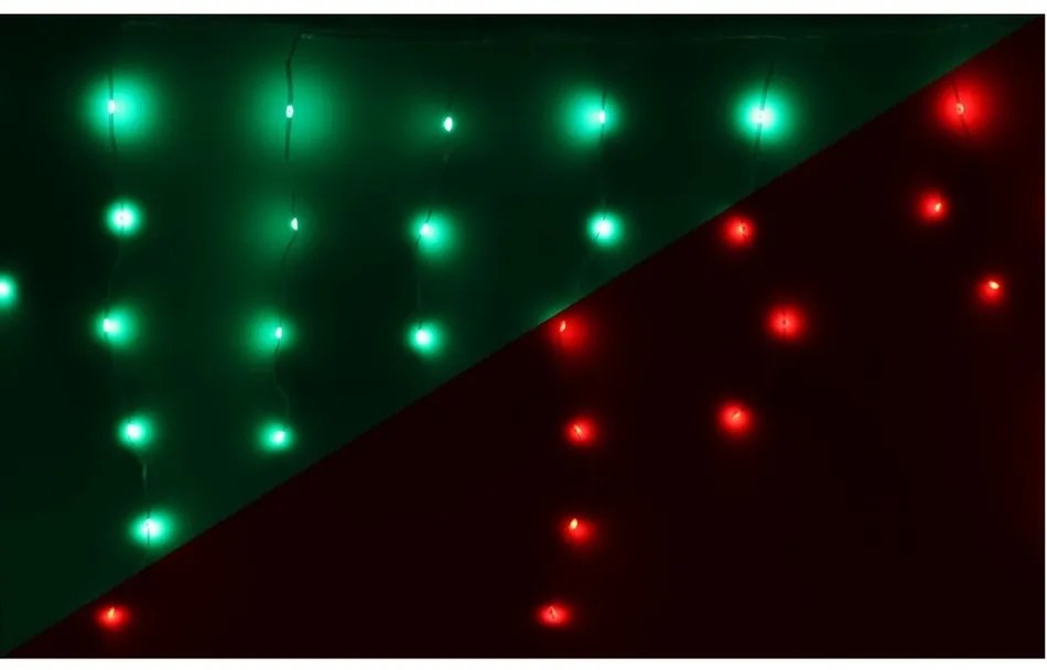 Vianočná LED reťaz s diaľkovým ovládaním Icicle 172 LED, farebná