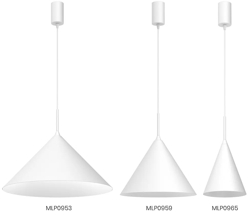 Závesné svietidlo Capital, 1x biele kovové tienidlo, (fi 17cm), w