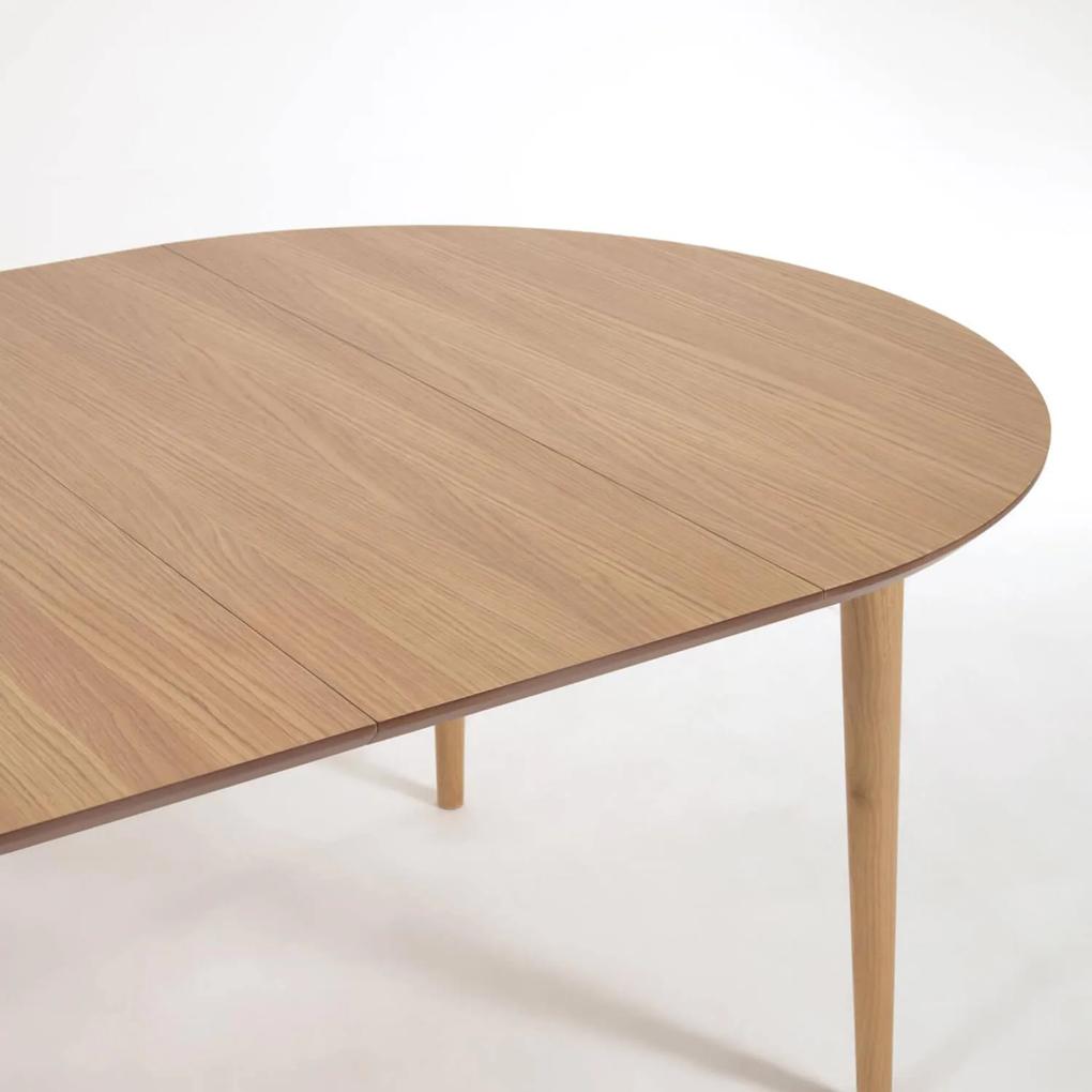 Jedálenský stôl quio 160 (260) x 100 cm dubový MUZZA