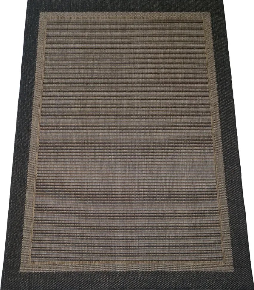 Koberec Eqos 0001 Brown – hnedý vzorovaný obdĺžnik Rozmer: 60x100 cm