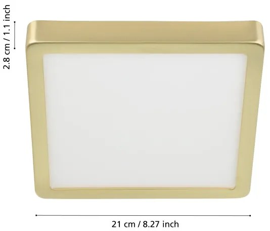 Eglo 900183 - LED stropné svietidlo FUEVA LED/17W/230V