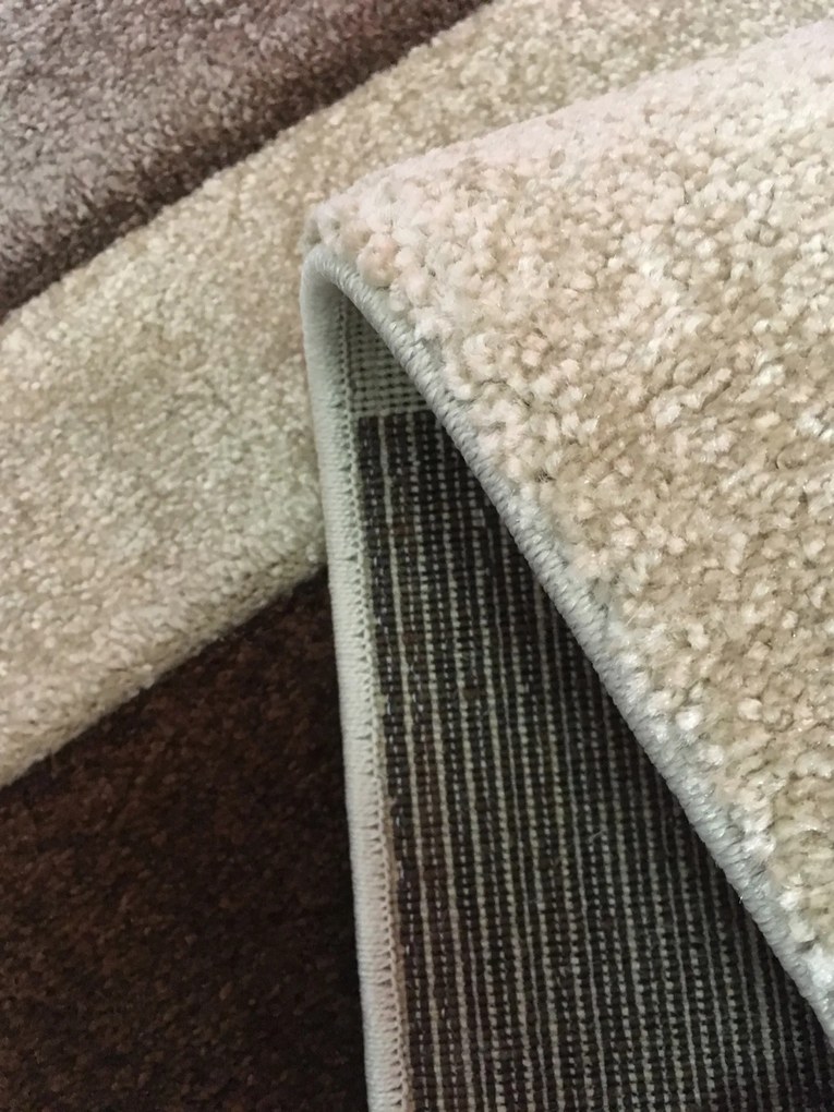 Spoltex, Kusový koberec Cascada Plus beige 6081, 160x230, hnedá, obývacia izba