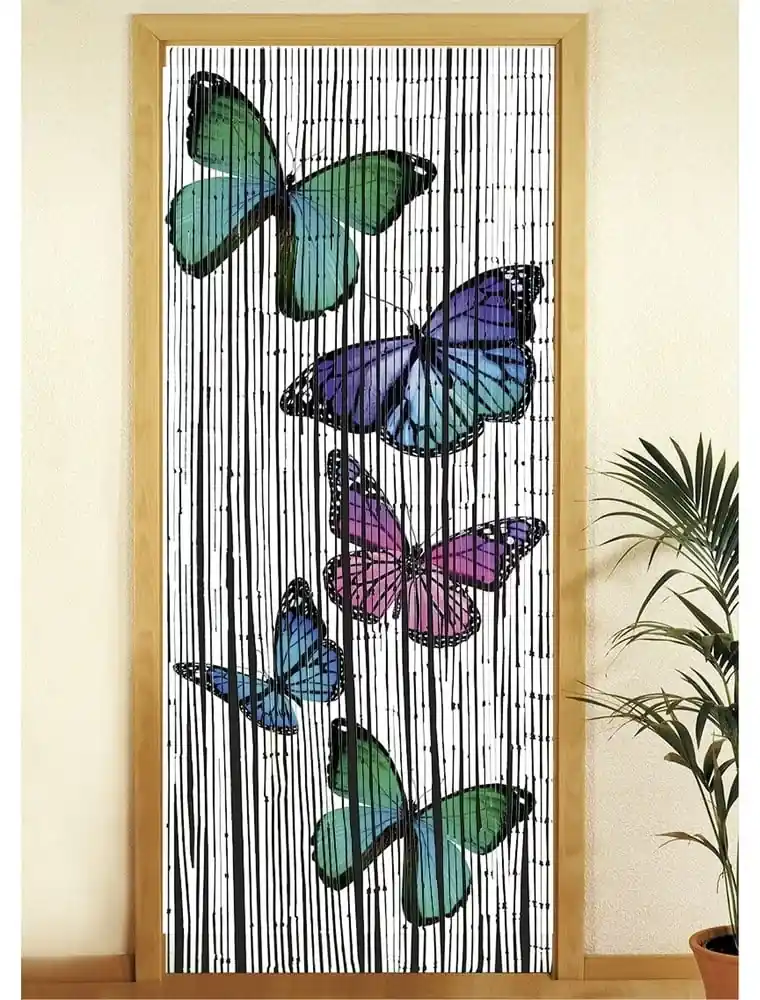 Bambusový záves do dverí 200x90 cm Butterflies - Maximex | BIANO