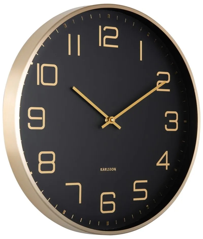Nástenné hodiny ø 40 cm Elegance Glow – Karlsson