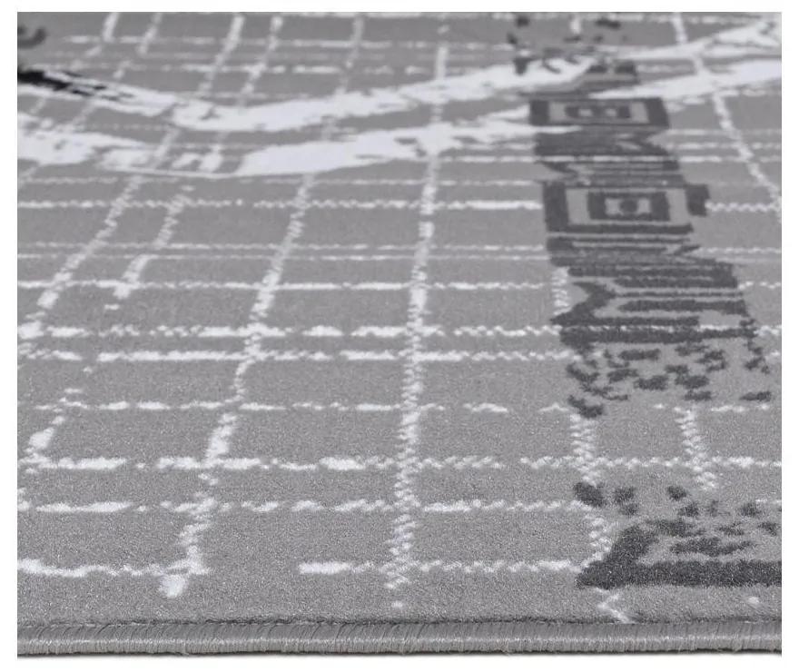 Kusový koberec PP Agios sivý 140x200cm