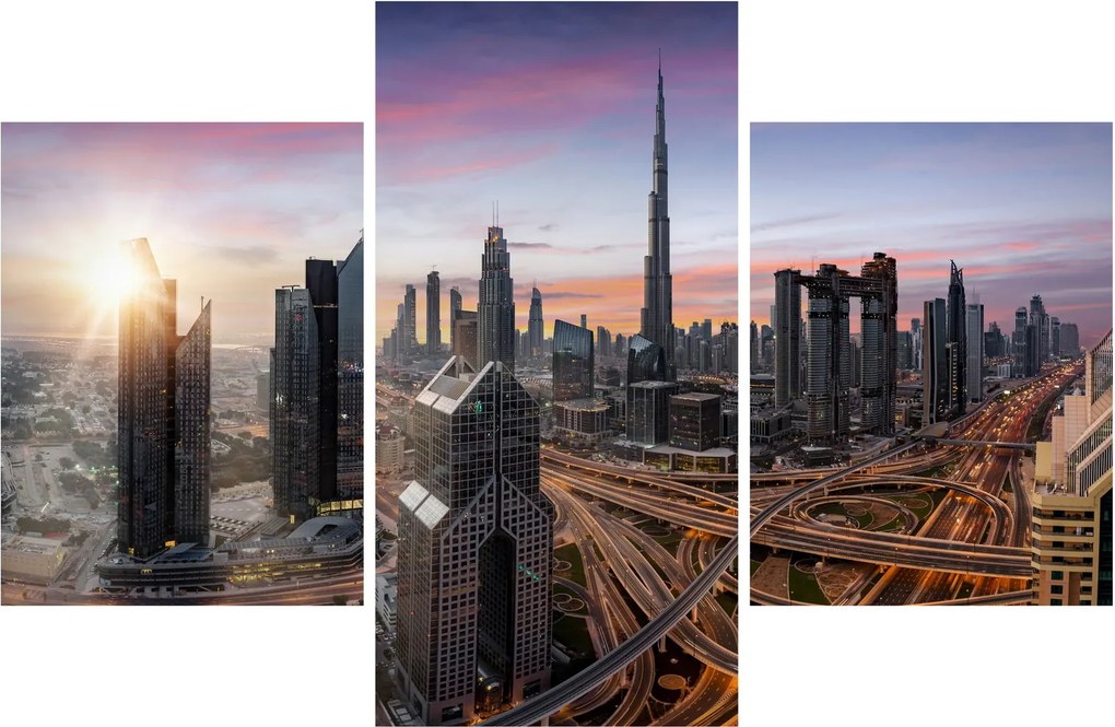 Obraz - Panorama Dubaja (90x60 cm)