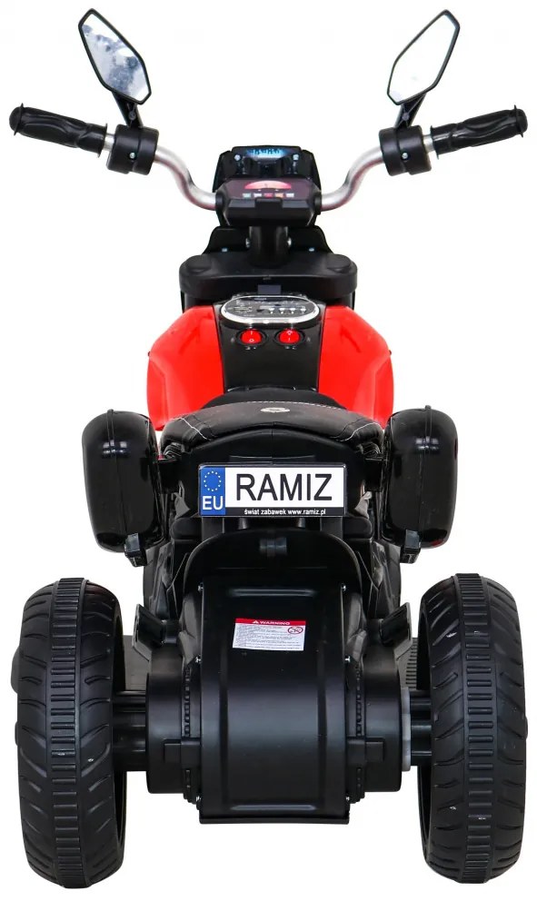 Motorka na batérie pre deti FAST TOURIST - červená