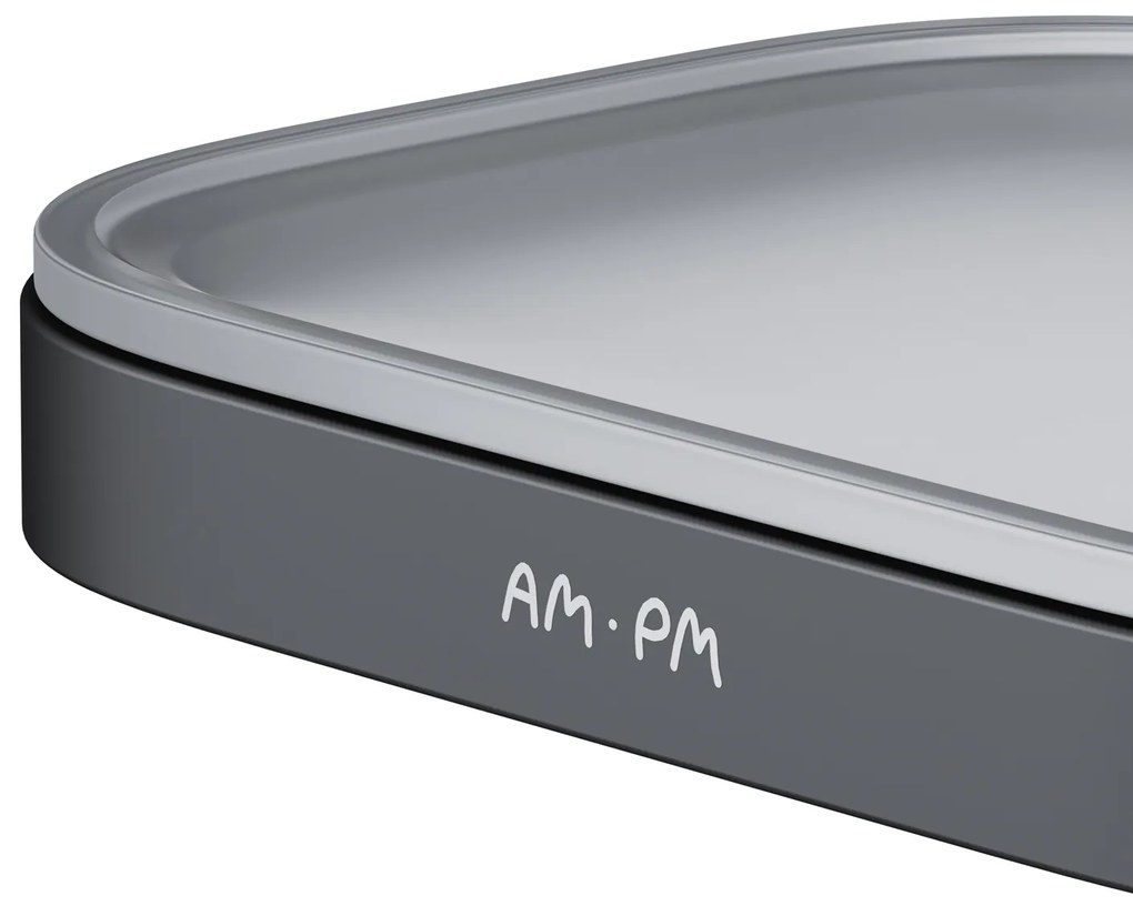 Miska na mydlo AM.PM Func A8F34222 nástenná, sklo, čierna