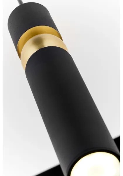 Jupiter 2003 - Luster na lanku ALAS 1xGU10/10W/230V čierna/zlatá