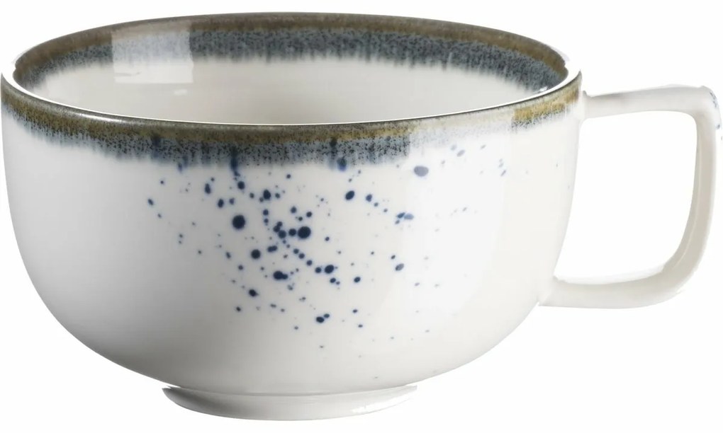 Mäser Šálka ​​na kávu Pintar White modré bodky 200 ml, L