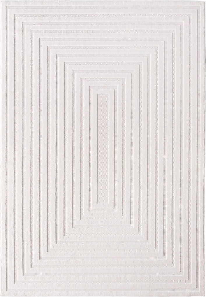 Ayyildiz, Kusový koberec Doha 1653 Cream, 240x340, biela, chodba / predsieň