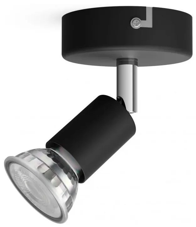 Philips - Bodové svietidlo LIMBALI 1xGU10/50W/230V čierna 8719514465213