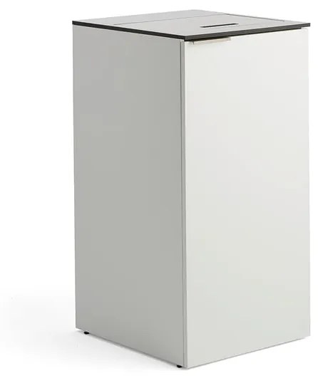Odpadkový kôš na triedenie odpadu CELSIUS, biely, 1 x 120 L kôš