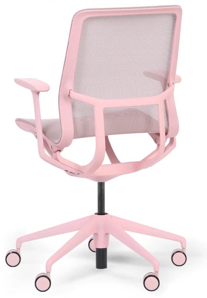Kancelárska stolička ELVI, ružová