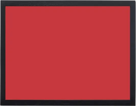 Toptabule.sk KRT03CER Červená kriedová tabuľa v čiernom drevenom ráme 100x200cm / magneticky