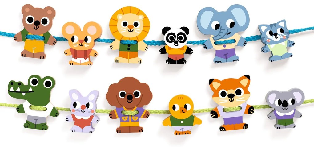 Navliekacia motorická hra - kamaráti zvieratká