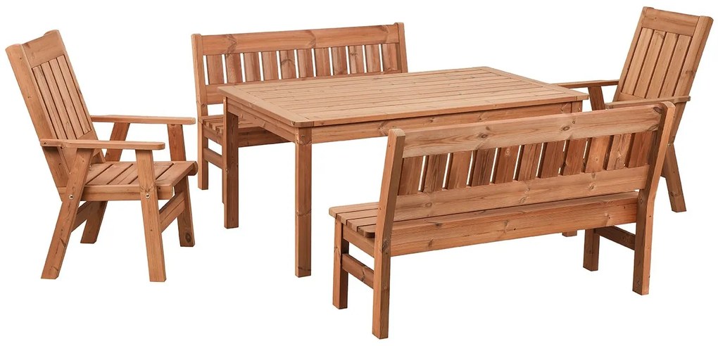 Záhradný set z masívu ThermoWood - PROWOOD - SET L8 - Samostatný set