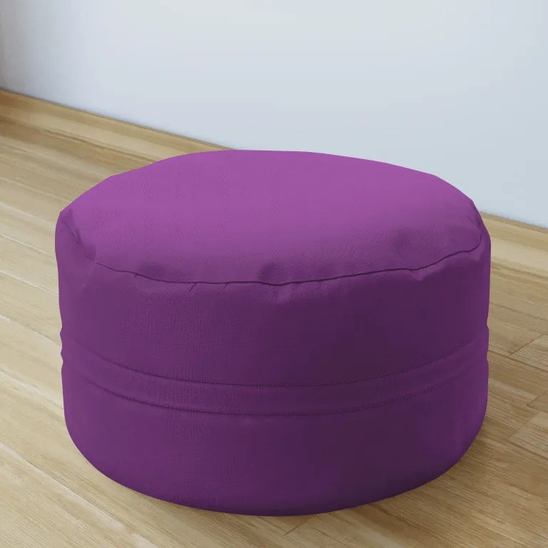 Goldea bavlnený sedacie bobek 50x20 cm - fialový 50 x 20 cm