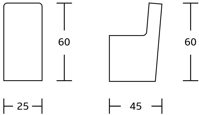 Mexen Adox, držiak na uterák, 1-háčik, zlatá lesklá, 7018235-50