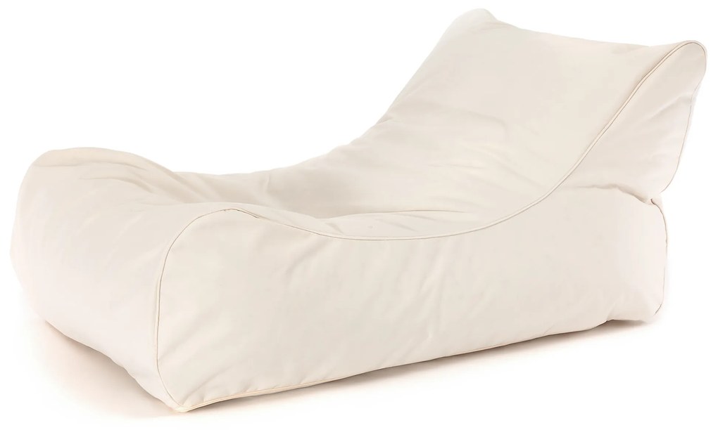 Sedací vak Master Outdoor – pohodlné kreslo z vodeodolného polyesteru Farba: M20 - krémový