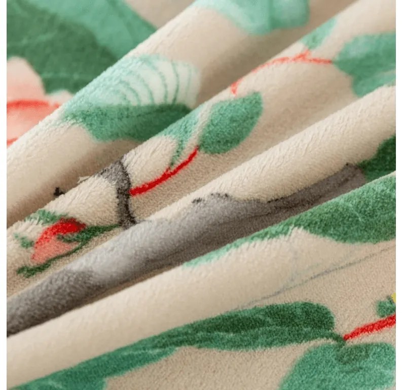 Obliečky mikroplyš PETALIA béžové Rozmer obliečky: 70 x 80 cm | 140 x 200 cm