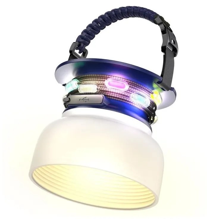 Immax 08493L - LED RGB Prenosná solárna nabíjacia lampa LED/10W/5V 3600 mAh IP65