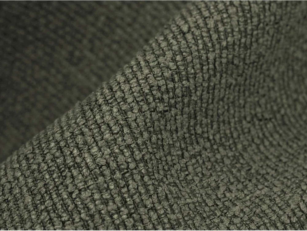 Zelená rohová pohovka z textílie buklé (ľavý roh/s leňoškou) Aloha – Makamii