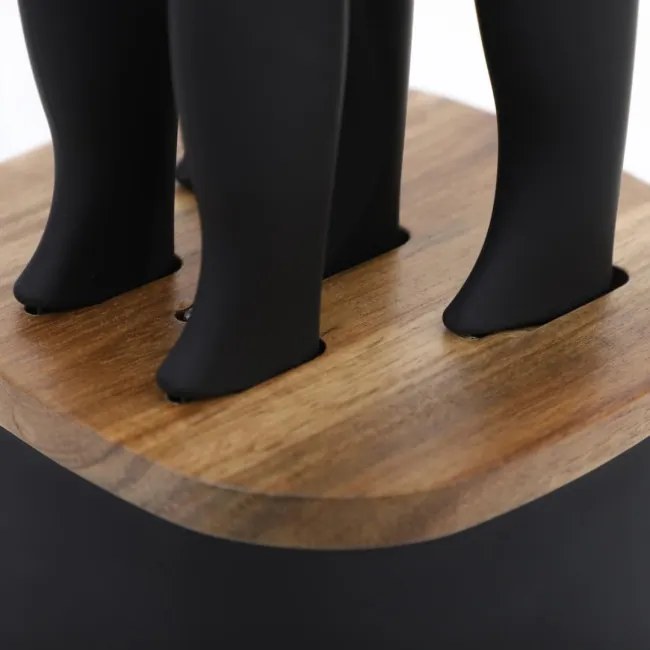 Sada piatich nožov B2 SKAT ESSENTIALS čierna 732294