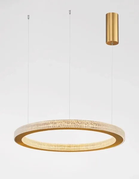 LED luster Fiore 60 zlaté