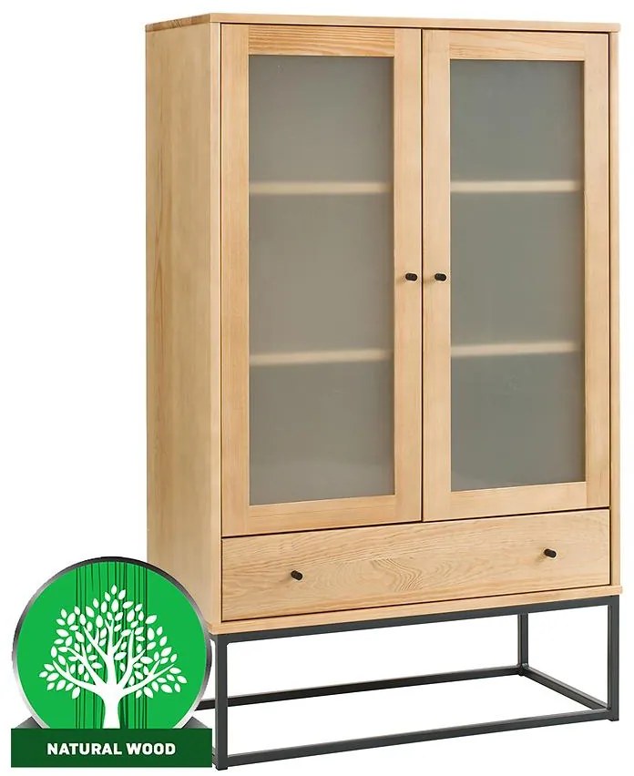 Vitrina Logan borovica lak