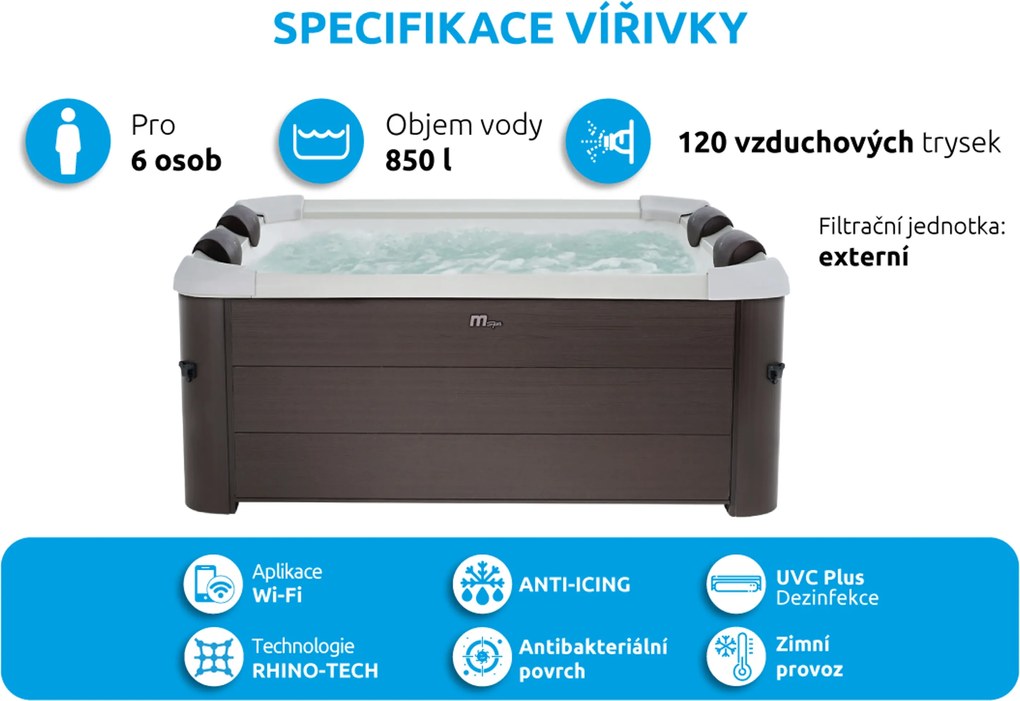 Mspa | Vírivý bazén MSPA Tribeca F-TR062W | 11400268