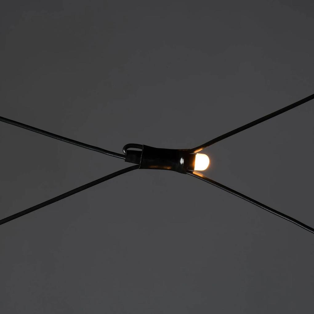 Vonkajšia LED svetelná sieť, 64–pl., 200x200cm