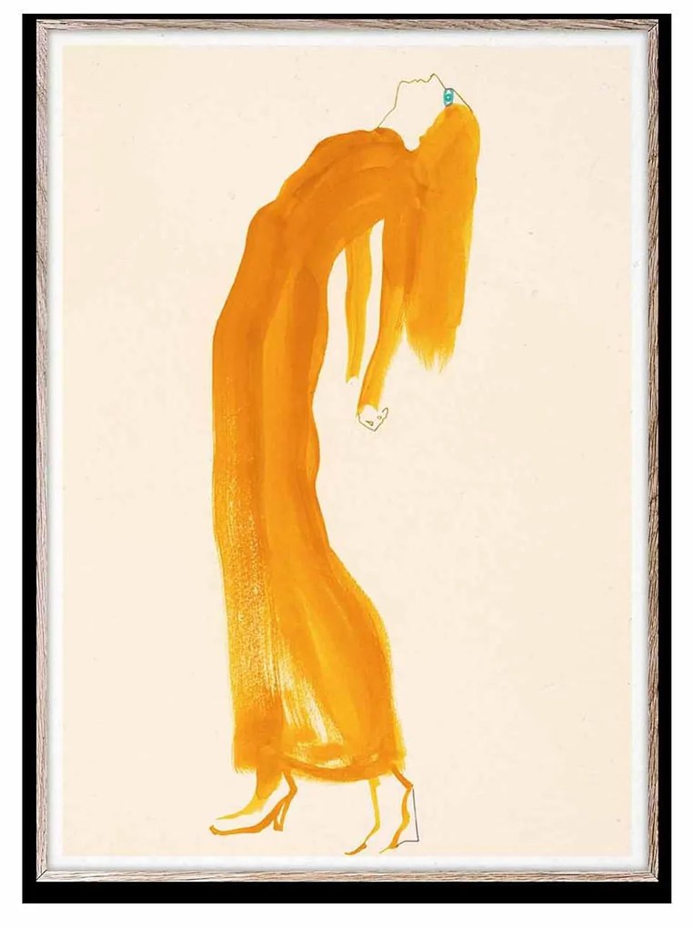 Plagát The Saffron Dress 70 × 100 cm (zákazková výroba) 70 × 100 cm