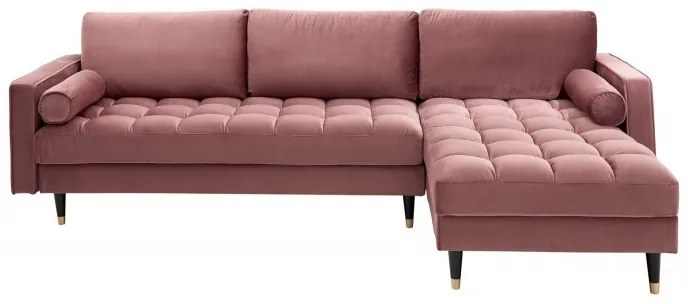 (3562) COZY VELVET moderná pohovka, staroružový zamat 260 cm