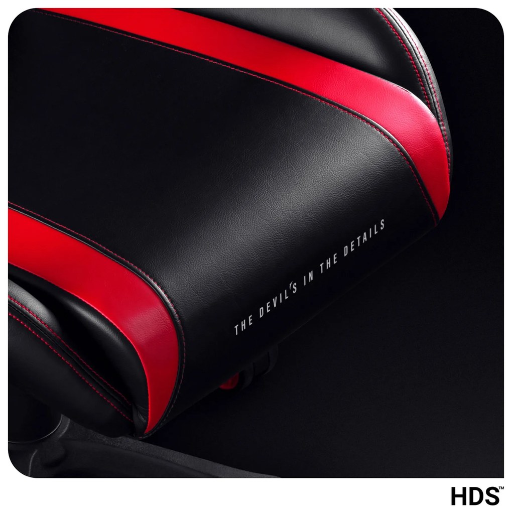 Kancelárske kreslo Diablo X-Horn 2.0 Small: Čierne-Červené