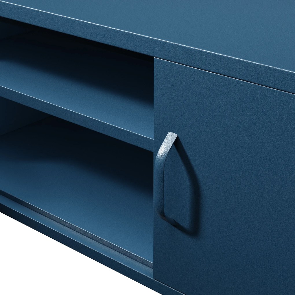 RTV skrinka XL ROSARIA 1700 x 400 x 500, tmavomodrá