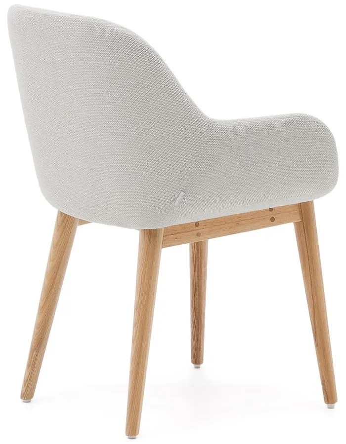 Béžové čalúnené jedálenské kreslo Konna – Kave Home