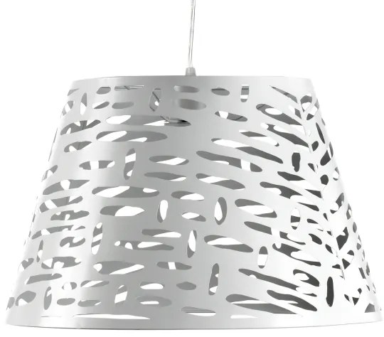 ONLI - Luster na lanku RICKY 1xE27/15W/230V pr. 40 cm biela