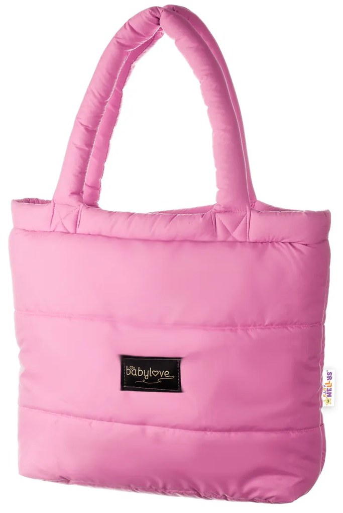 Baby Nellys taška na kočík STYLE, světlo ružová