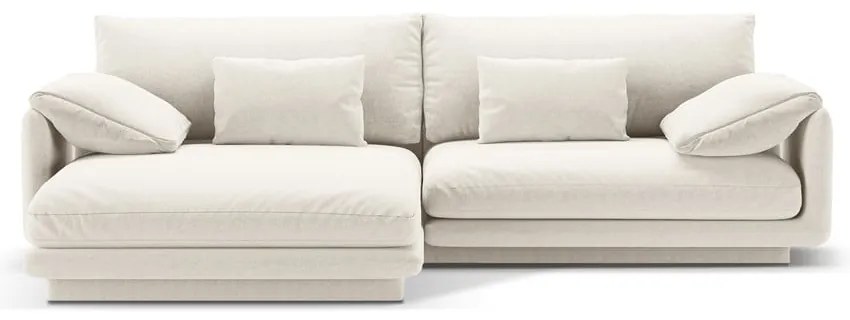 Biela rohová pohovka (ľavý roh) Torino – Micadoni Home