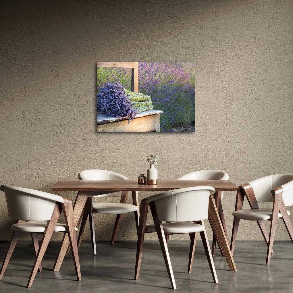 Obraz - Levanduľové zväzky (70x50 cm)