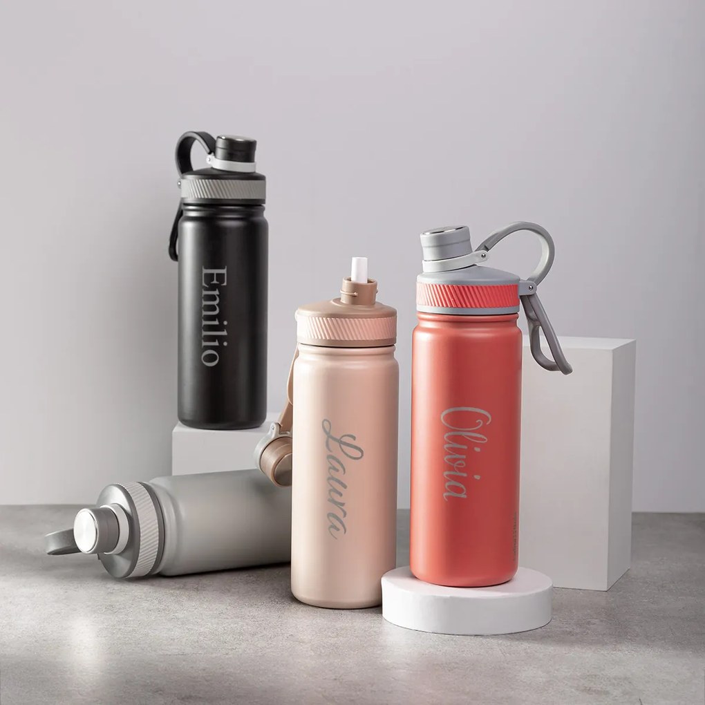 Fľaša z nehrdzavejúcej ocele 650 ml ružová matná - to Go - 596504