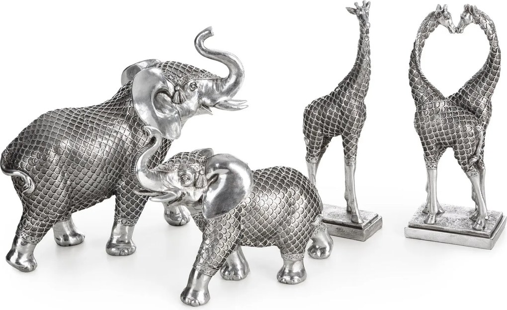 DEKORAČNÁ SOŠKA EVAN 9X25X20 CM SIVÁ