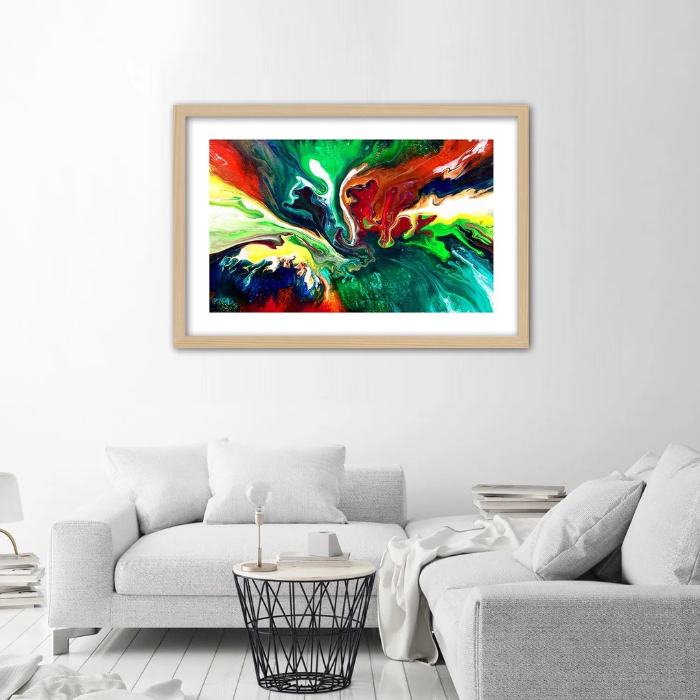 Gario Plagát Tekutá abstrakcia Farba rámu: Bez rámu, Rozmery: 30 x 20 cm